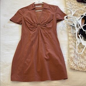 Elegant Brown Dress